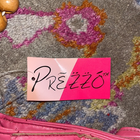 Vintage Prezzo Pink Leather Fish Scale Handbag - Picture 3 of 7